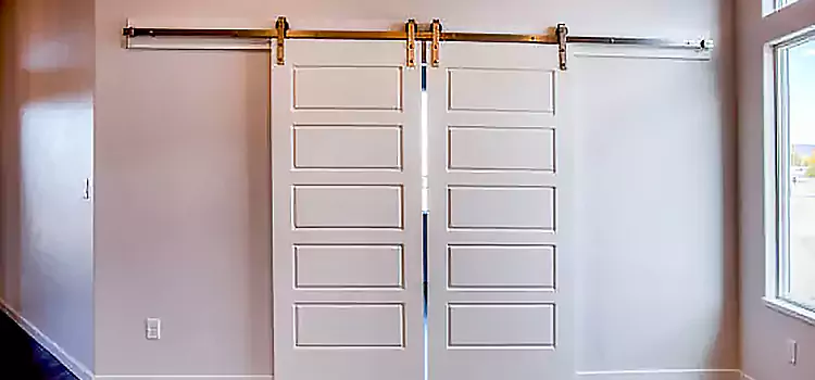 Glass Barn Door with Installation Hardware Kit Grove City